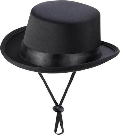 Yewong 2-Piece Pet Formal Accessories Set - Top Hat with Tuxedo Bandana Collar for Dog & Cat (Set-D)