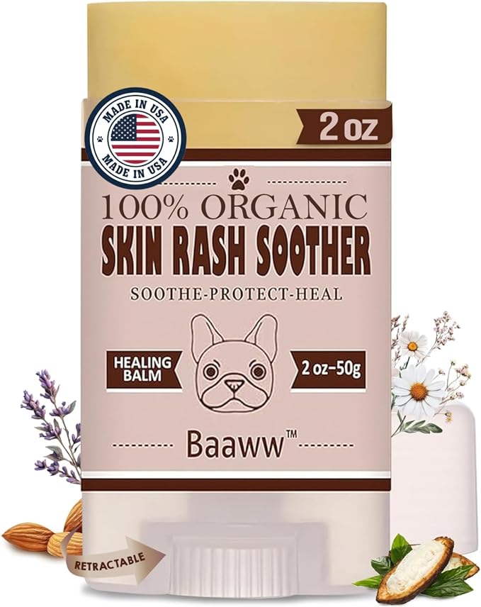 Dog Irritated Skin Relief - Hot Spot Soother Skin Treatment Moisturizer, Anti-Itch & Allergy Dog Lotion, All-Natural Rash Cream for Canines - Soothing Relief for Dry & Itchy Coat - Balm 2 oz | Anti-Itch & Allergy Lotion, All-Natural Rash Cream, Moistur...