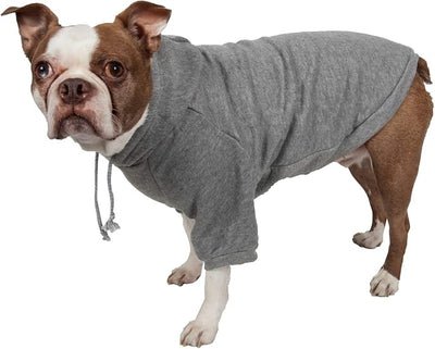 Pet Life ® Hooded Dog Sweater Made with Soft and Premium Plush Cotton - Dog Hoodie Pet Sweater Features Hook-and-Loop Closures for Easy Access and Machine Washable (Pack of 2)