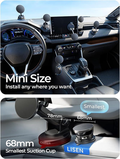LISEN 15W Magsafe Wireless Car Mount Charger