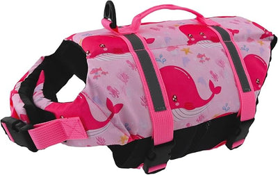 Doglay Dog Life Jacket, Dog Life Vest for Swimming Boating, Adjustable Puppy Life Jacket with Reflective Stripes, Superior Buoyancy Pet Swimming Vest for Small Medium and Large Dogs