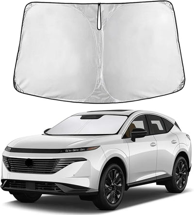 EcoNour Windshield Sunshade Compatible for Nissan Murano 2025 2026 (SV, SL, and Platinum) Sun Visor for Front Windshield & Window Sun Shade Cover, UV Heat Blocker & Protector, Car Accessories