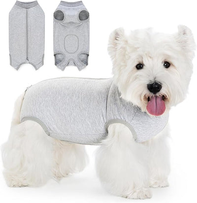 Coppthinktu Dog Surgery Recovery Suit for Dogs After Surgery Female, Dog Onesie Neuter Puppy Spay Shirts, Post-Op Bodysuit Pajamas Anti Licking Abdominal Wounds Cone Alternative