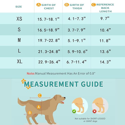 Dog Knee Braces for Torn ACL Hind Leg, Adjustable Dog Leg Braces for Back Leg with 4 Stabilizers for Luxating Patella Relieves Ligament Injury and Joint Pains