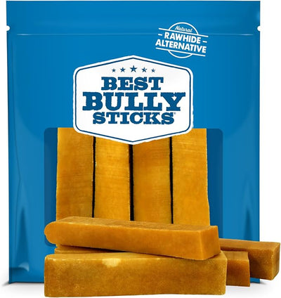 Best Bully Sticks Yak Cheese Himalayan Dog Chews - Extra Large 4 Count (Pack of 1) - Natural, Lactose Free Cheese, Odor-Free, Long-Lasting Snack
