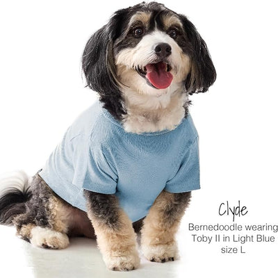 Pet Passion Toby II - The Perfect Tee, 3 Pack Short Sleeve Pet T-Shirt 100% Organic Cotton Tees Clothes for Small, Medium, Large Dogs, Navy Camo, XX-Large (70-110 lbs)