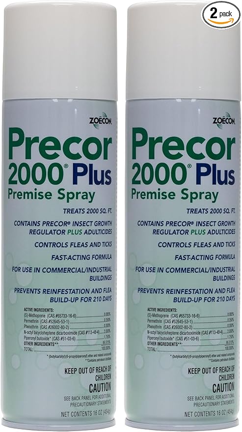 Precor 2000 Plus Spray Flea Control-1 Can ZOE1012 (Pack of 2)