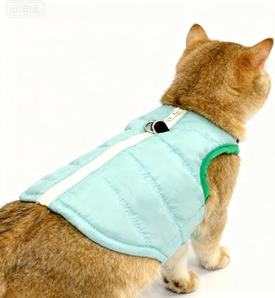 Winter Waterproof Windproof Vest Coat for Small Medium Dogs - Warm Jacket for Cold Weather (Not Suitable for Big Dogs) X-Green M