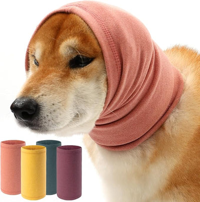 Dog Calming Hoodie, Hematoma Ear Wrap, Quiet Head Cover Sleeves Ear Covers for Bath, Thunderstorms