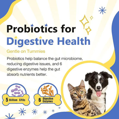 NATURE TARGET Dog Multivitamins for Overall Health with Minerals, Immune Support, Digestive Health, Joint, Hip, Skin & Coat Care with Probiotics, Glucosamine, Enzymes, 120 Freeze Dried Chews | 40+ Active Nutrients with Glucosamine, Omega-3, Probiotics ...