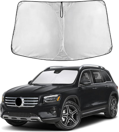 EcoNour Windshield Sunshade Compatible for Mercedes Benz GLB 2020-2024 2025 2026, Sun Visor for Front Windshield & Window Sun Shade Cover, UV Heat Blocker & Protector, Car Accessories