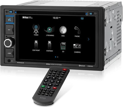 BOSS Audio Systems BV9364B Car Stereo DVD Player - Double Din, Bluetooth Audio/Hands-Free Calling, 6.2 Inch Touchscreen LCD Monitor, MP3 Player, CD, DVD, USB Port, SD, AUX Input, AM/FM Radio Receiver