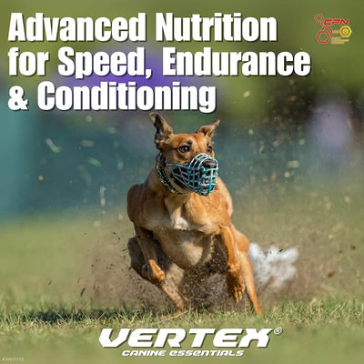 Vertex Canine Essentials High-Performance Dog Supplement – Predigested Liver, Whey & Egg Protein – Muscle Growth, Recovery, Fertility & Milk Production– Active, Working & Breeding Dogs, 2lbs Nutrition