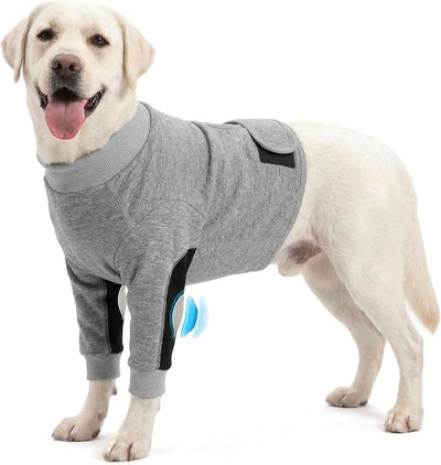 Dog Recovery Suit for Front Legs, Dog Elbow Protector with Padded Elbow Coverage to Stop Licking, Front Leg Sleeve for Hot Spots, Wounds, Hygroma, Calluses & Post-Surgery Care,XL