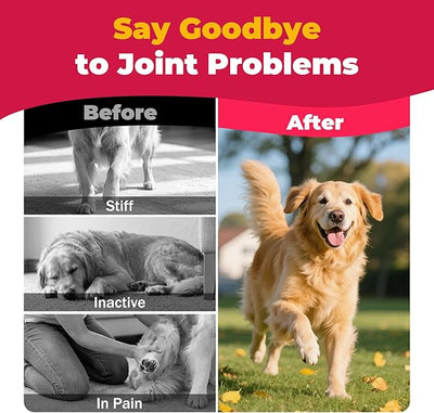 Dog Pain Relief & Anti-Inflammatory Tablets for Large Dogs (66–264+ lbs) – Supports Joint Comfort, Mobility & Daily Activity, Vet Recommended Dosage, 60 Tablets