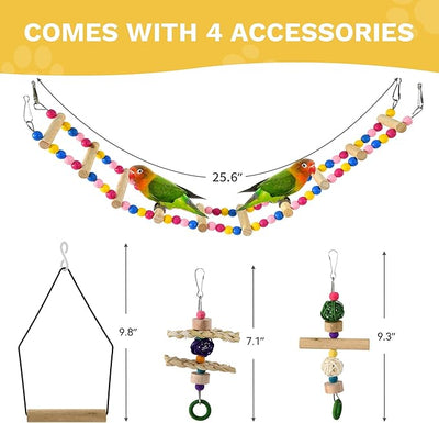 DWVO 62-inch Metal Bird Cage: Bird Cage Spacious for Cockatiels, Parrots, Pigeons, Lovebirds, Features Roof Access and Rolling Stand Black
