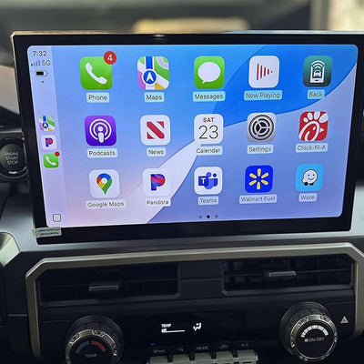 HIGH FLYING for Toyota Tacoma 24-25, 4Runner 25-26 14.6" Built-in Wireless Carplay Android 12+ C12 Car Multimedia Stereo Radio Audio GPS Navigation Sat Nav Head Unit (Limited/TRD Sport, 8+128G)