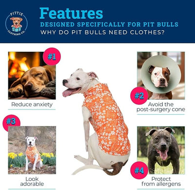 Pittie Clothing Pit Bull Muscle Tee for Dog Breed Dog Shirts Pet Printed Clothes Cool Funny