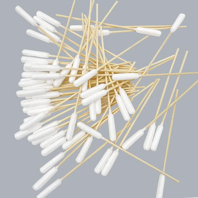 6 Inch Long Cotton Swabs for Dogs ，Cat，Small Pet Ears Cleaning, Pet Cotton Ear Buds Swabs,Ear Cleaning Swabs with Bamboo Handle,Apply for Daily Ear Cleaning Removes Wax, Dirt (100pcs)