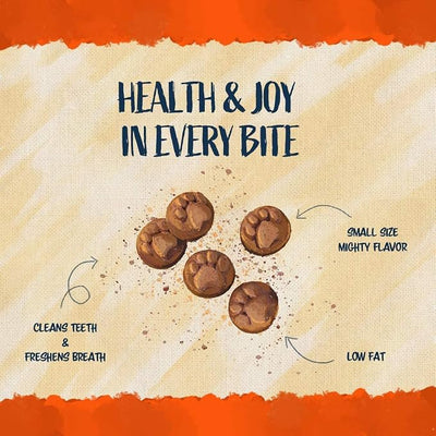 Blue Dog Bakery Natural Dog Treats,Doggie Paws,Peanut Butter Flavor,16.2oz,(Pack of 2)