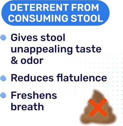 PAWFECTCHEW No Poo Chews for Dogs - Coprophagia & Stool Eating Deterrent with Probiotics, Digestive Enzymes & Breath Aid Support - Stop Dog Poop Eating - Made in USA - 120 Soft Chews