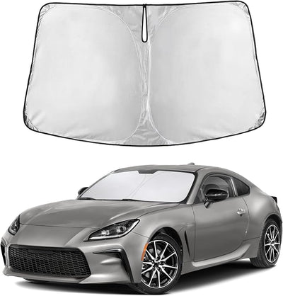 EcoNour Windshield Sunshade Compatible for Toyota 86 2022 2023, Sun Visor for Front Windshield & Window Sun Shade Cover, UV Heat Blocker & Protector, Car Accessories