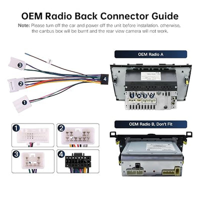 16PIN Car aftermarket Radio Wiring Harness for Toyota Camry RAV4 Corolla Tundra Highlander Car Stereo Wire Harness Power Cable Support Android Head Unit Steering Wheel Control