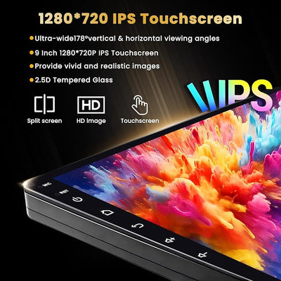 8 Core 4+64GB for Kia Optima K5 2013 2014 2015 Android Car Stereo, 9 Inch 1280 * 720 IPS Touchscreen Car Radio Wireless Carplay 59UI GPS Navigation WiFi 32EQ DSP Backup Camrea