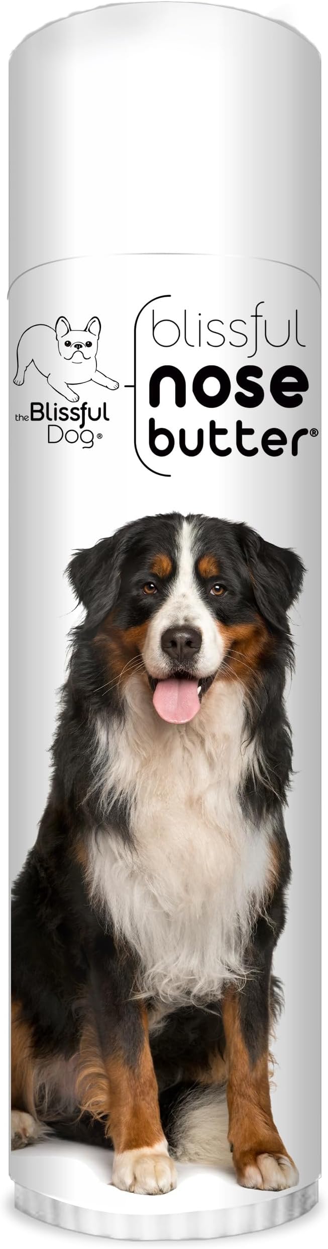 The Blissful Dog Bernese Mountain Dog Nose Butter, Versatile Dog Nose Balm for Dry Nose, Handcrafted Nose Moisturizer, Easy-to-Apply Dog Essentials, Unscented, 0.50 oz.