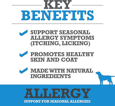WINPRO Allergy Chews – Plasma-Powered Formula for Dog Seasonal Allergy Support – Grain-Free, Natural Blood Protein Supplements – 60 Soft Chews