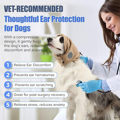 Dog Calming Hoodie, Reducing Noise Wrap, Dog Ear Muffs Noise Protection