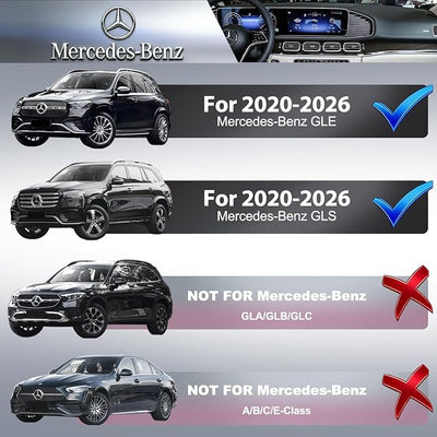 Car Phone Holder for Mercedes-Benz 2020-2026 GLE GLS, Strong Magnetic Phone Mount Compatible with MagSafe, 360° Rotation, No-Damage Installation, Exclusive Custom Fit for GLE GLS Accessories