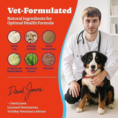 Dog Allergy Relief Chews – 180 Soft Chews, Turkey & Pumpkin Flavor - Immune Support & Itch Relief with Colostrum, Astragalus Root, 6-Strain Gut Health Blend
