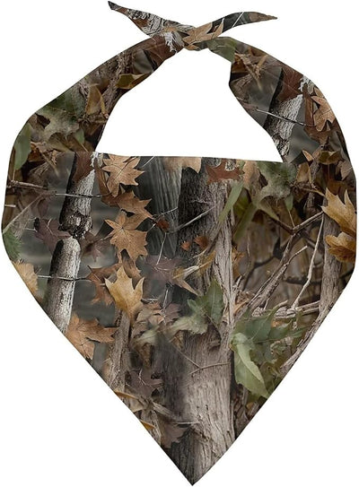 KEIAHUAN Camo Hunting Dog Bandanas One Piece Dog Kerchief Bibs Triangle Dog Scarf Adjustable Pet Costume Accessories Decoration
