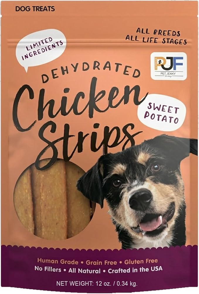 Chicken & Sweet Potato 12 oz. Dog Jerky Treat | Human Grade | High Protein