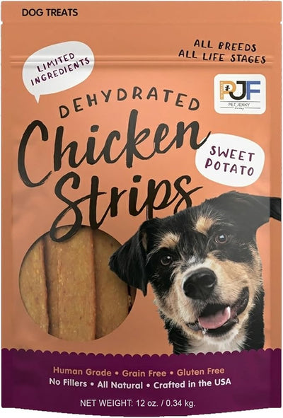 Chicken & Sweet Potato 12 oz. Dog Jerky Treat | Human Grade | High Protein