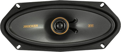 KICKER 51KSC41004 KS-Series 4x10 Coaxial Speakers with .5" tweeters, 4-Ohm, Pair