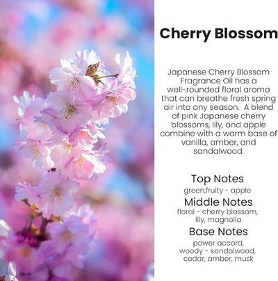 HoogaLife Car Air Freshener Diffuser 2 Pack Hanging Cherry Bloom Car Air Freshener for Women 45+ days Long Lasting Fragrance Made in USA (C12)