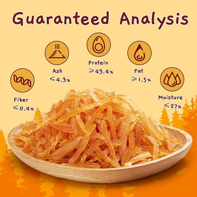 Jungle Calling Soft Training Treats for Small Dog and Cats, Mini Chicken Strips Puppy Training Edible Snacks Easy to Digest, Grain Free (Pack of 2)
