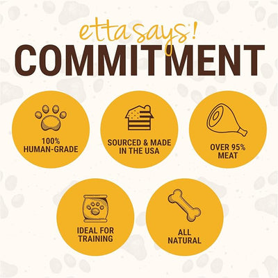 etta says! Yumm Sticks - Real Meat Chicken Dog Jerky Treats - Human Grade - Made in The USA (24 Count Pack of 1)