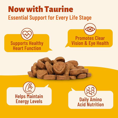 20% Taurine for Dogs with CoQ10, Vitamins & L-Carnitine - Vet-Formulated Taurine Supplement for Dogs for Heart Health & Vitality, Fish Oil Added for Skin & Coat, 7.76oz