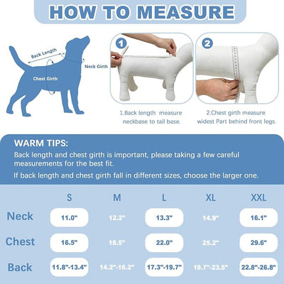 Recovery Suit for Dogs Cats, Dog Surgery Suit for Female Spay Male Neuter | Anti-Licking Dog Cone Alternative Onesie, Dog Surgical Recovery Suit After Abdominal Wounds, Blue, Small