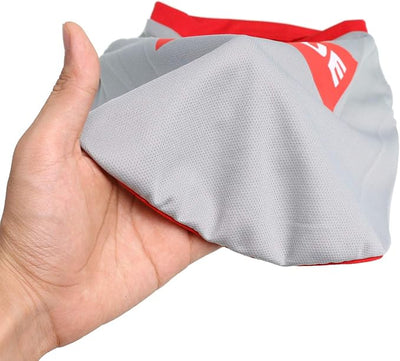 iChoue French Bulldog Summer Cooling Shirt for Dogs UV Sun Protection Vest Sleeveless Stretchy Tank Top English Pug Grey Red - XLarge