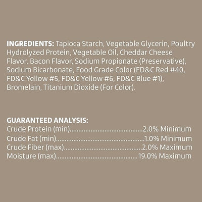 Wonder Bound Bacon & Cheese Flavor Dog Twist Sticks - 55 Count - Rawhide-Free Dog Treats, Dental Health Chews for Plaque & Tartar Control, Easy to Digest, Long-Lasting