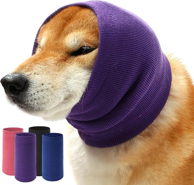 Dog Calming Hoodie Ear Muffs Noise Protection, Dog Hoodie Hematoma Ear Wrap, Ear Covers for Bath, Thunderstorms