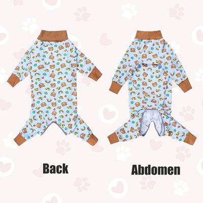 Dog Recovery Suit After Surgery Female Male, Medium Large Dog Neuter Shirt Cone Alternatives Prevent Licking Surgical Onesies (Brea, 2XL)