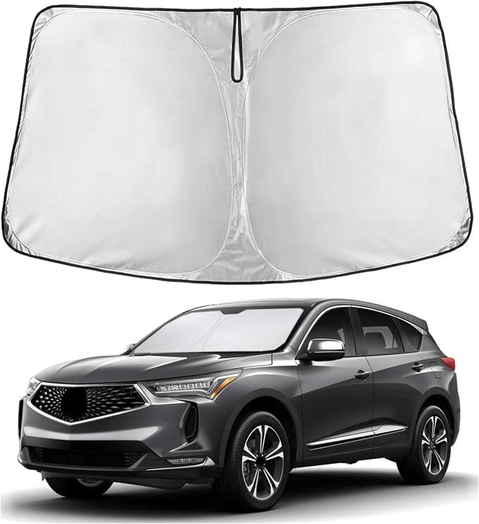 EcoNour Windshield Sunshade Compatible for Acura RDX 2019-2024 2025 2026, Sun Visor for Front Windshield & Window Sun Shade Cover, UV Heat Blocker & Protector, Car Accessories