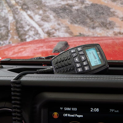 Cobra 75 All Road Wireless CB Radio with BlueParrott B450-XT Noise Cancelling Bluetooth Headset - Dual-Mode AM/FM, Push to Talk Button, Bluetooth Connectivity, Black