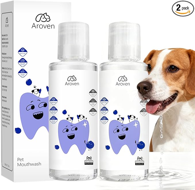 Dental Dog, 7.05oz Dog Water Additive for Dental Care, Dental para Perros, Specialized Dental Care Formula, Odorless & Flavorless Formula to Fight Tartar Promote Healthy Gums (2 PCS)