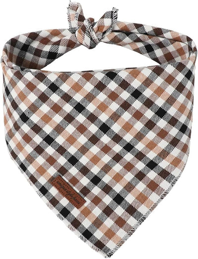 Unique style paws Dog Bandana, 1PC Washable Square Fall Dog Scarfs for Small Medium Large Dogs Adjustable Dogs Bib Scarfs for Girl or Boy Dogs